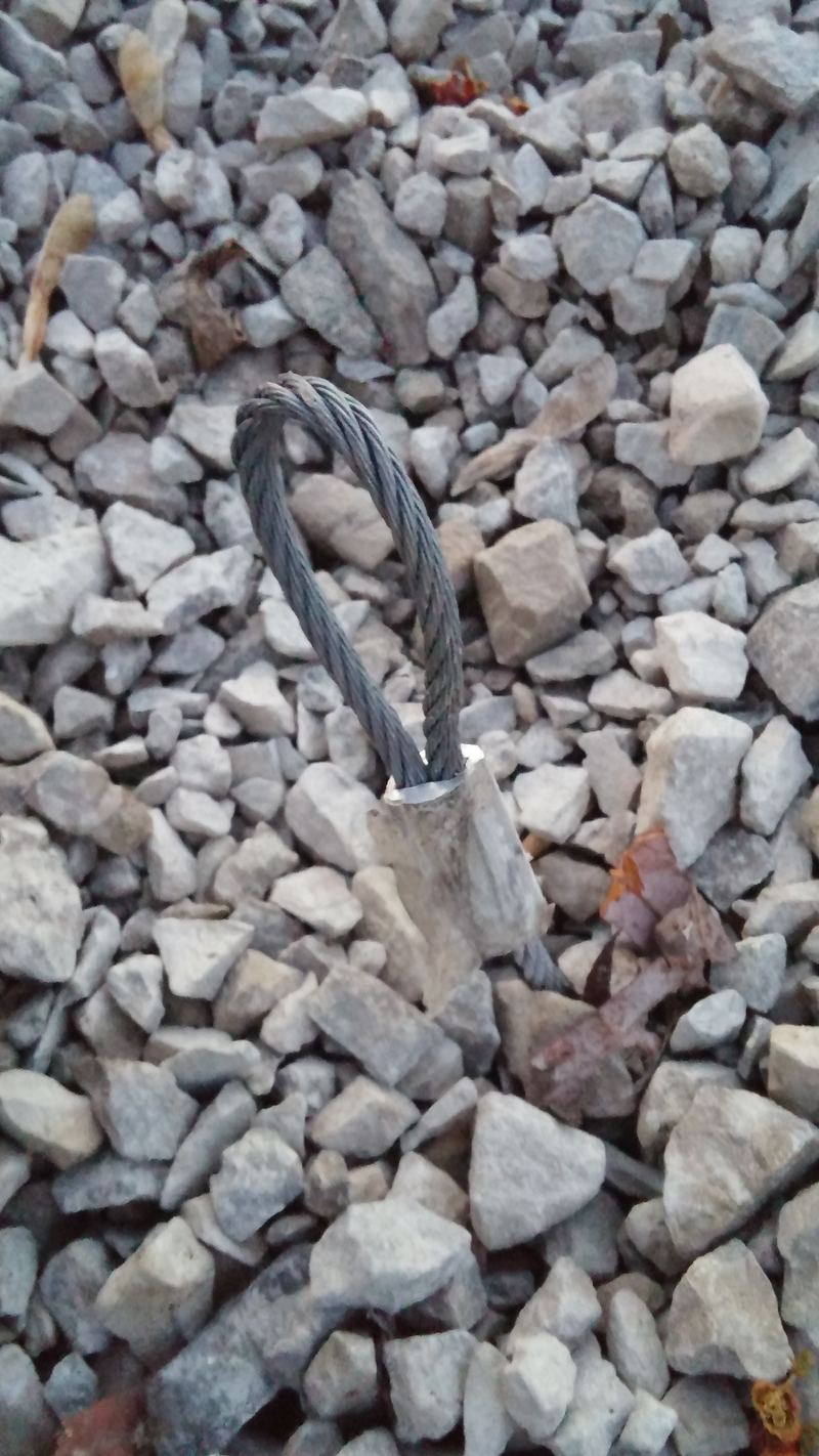 All 4 tie downs were still in the ground too. Straps must of failed.
